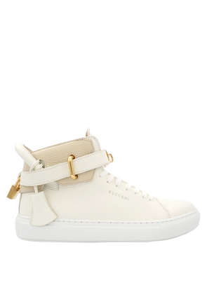 Buscemi Mens Belted High-Top Sneakers