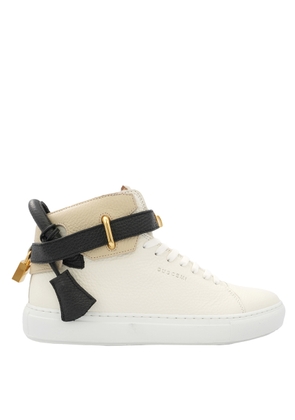 Buscemi Mens Alce Belted High-Top Sneakers