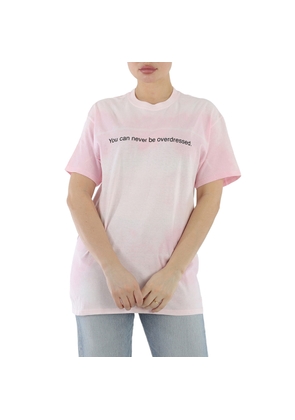 F.A.M.T. Ladies T-Shirt Light Pink Tee  You Can Never