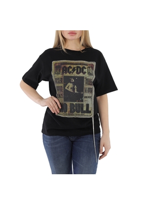 Tiger in the Rain Ladies Short Sleeve ACDC Poster T-Shirt