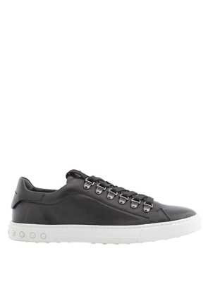 Tods Mens Cassetta Gomma Leather Low-Top Sneaker