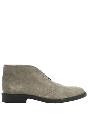 Tods Mens Peat Suede Desert Boots