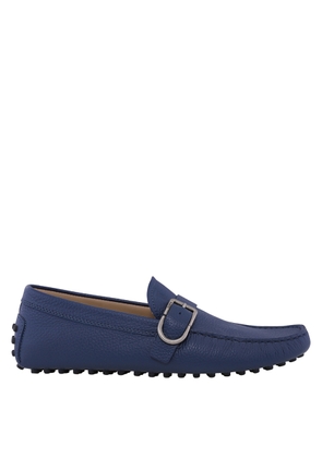 Tods Mens Gommini Buckled Leather Loafers