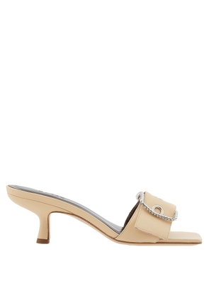 By Far Ladies Davina Sable Nappa Leather Sandals