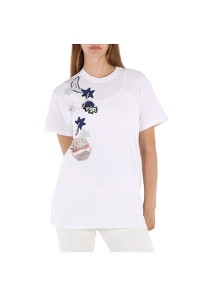 Michaela Buerger Pig On Moon T-Shirt in White