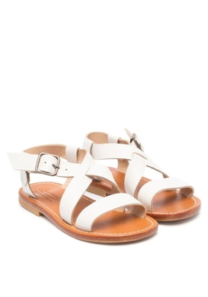 Bonpoint Girls Caina Leather Ankle-Strap Sandals