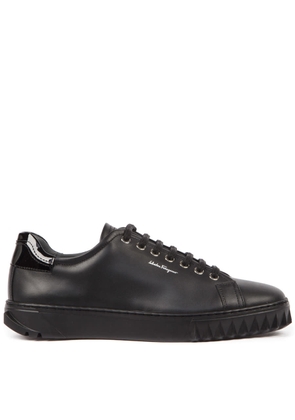 Salvatore Ferragamo Mens Low-top Leather Sneakers