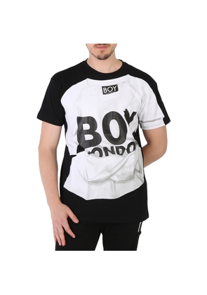 Boy London Black Cotton Boy Photocopy T-shirt