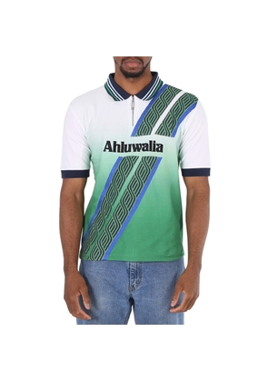 Ahluwalia Mens Football Short Sleeve Cotton Polo Shirt