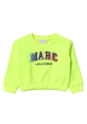 Little Marc Jacobs Girls Ochre Logo Embroidered Fleece Sweatshirt