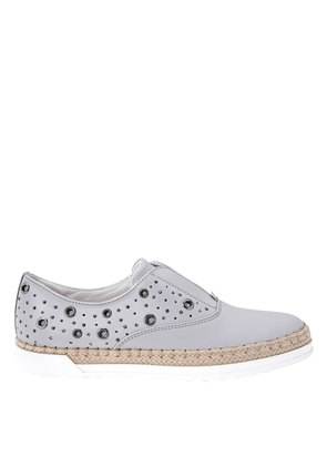Tods Womens Slip-On Shoes in Medium Cement
