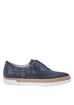 Tods Womens Slip-On Shoes in Dark Galaxy