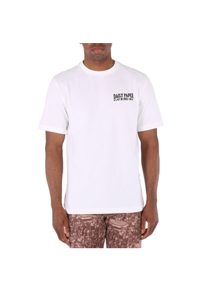 Daily Paper White Nedeem Short Sleeve Cotton T-Shirt