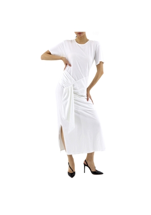 Each X Other Long T-Shirt Dress with Draping Detail