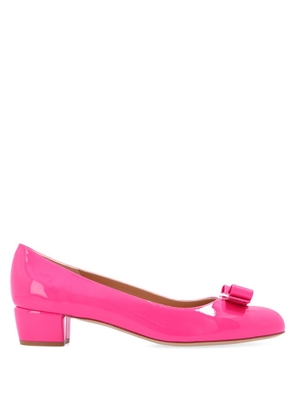Salvatore Ferragamo Ladies Hot Pink Vara Bow Pump Shoe