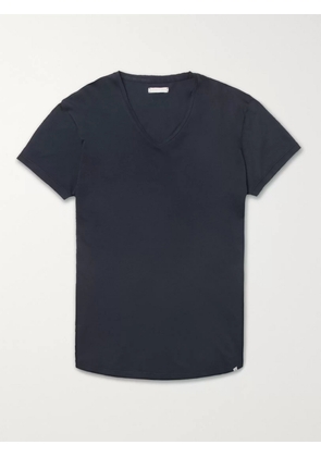 Orlebar Brown - OB-V Slim-Fit Cotton-Jersey T-Shirt - Men - Blue - XS