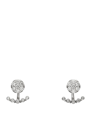 Cartier White Gold And Diamond Étincelle Earrings