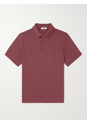 Mr P. - Organic Cotton-Piqué Polo Shirt - Men - Red - XS