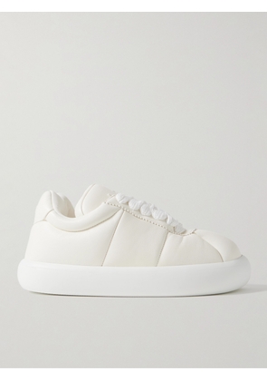 Marni - Bigfoot 2.0 Logo-Embossed Padded Quilted Leather Sneakers - Men - White - EU 41