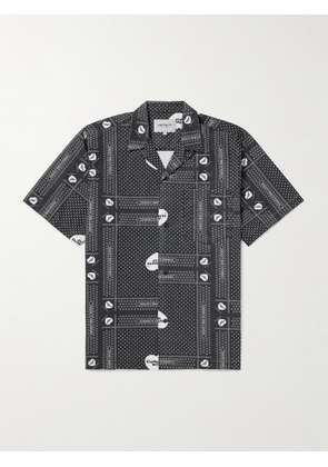 Carhartt WIP - Camp-Collar Bandana-Print Cotton-Poplin Shirt - Men - Black - XS