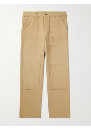 Carhartt WIP - Double Knee Straight-Leg Cotton-Canvas Carpenter Trousers - Men - Neutrals - UK/US 28