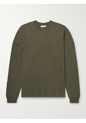 The Row - Dolino Cotton-Jersey T-Shirt - Men - Green - S