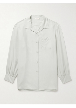 The Row - Kiton Camp-Collar Silk Shirt - Men - Gray - S