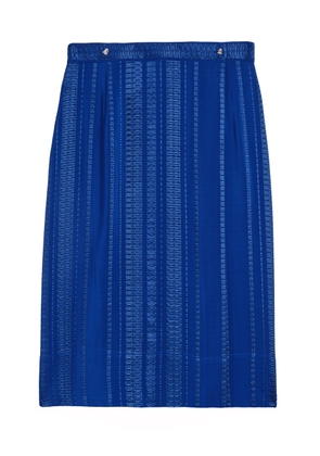 Zeus+Dione - Nemea Silk-Blend Wrap Skirt - Blue - FR 36 - Moda Operandi