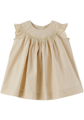 Bonpoint Baby Beige Amantine Dress