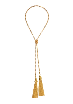 Sylvia Toledano - 2 Pompons 22K Gold-Plated Necklace - Gold - OS - Moda Operandi - Gifts For Her