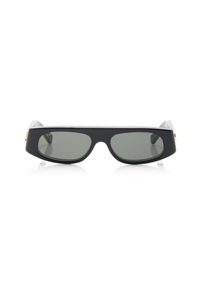 Gucci - Square-Frame Acetate Sunglasses - Black - OS - Moda Operandi