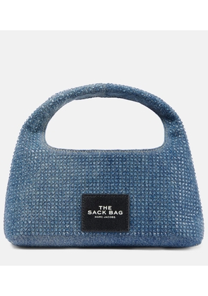 Marc Jacobs The Sack Bag embellished denim tote bag