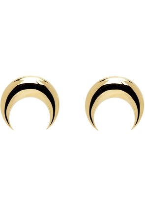 Marine Serre Gold Moon Earrings