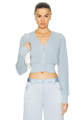 SABLYN Echo Cashmere Cardigan in Whisper - Baby Blue. Size XS (also in ).