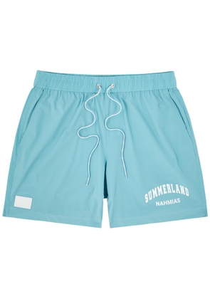 Nahmias Summerland Shell Swim Shorts - Light Blue 2