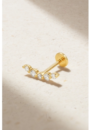 Persée - 18-karat Gold Diamond Single Earring - One size