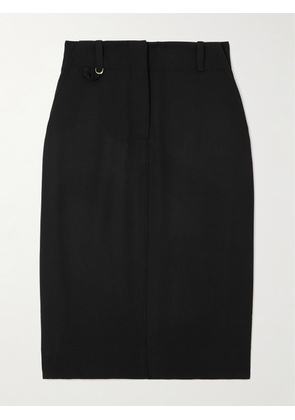 Jacquemus - Bari Belted Wool Midi Skirt - Black - FR34,FR36,FR38,FR40,FR42,FR44
