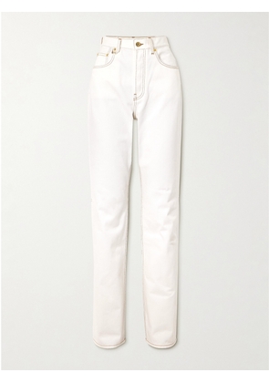 Jacquemus - Le De-nîmes Droit High-rise Straight-leg Jeans - White - 23,24,25,26,27,28,29,30