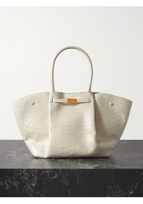 DeMellier - + Net Sustain New York Croc-effect Leather Tote - White - One size
