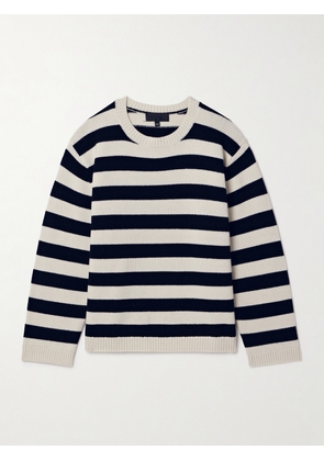 Nili Lotan - Trina Striped Cashmere Sweater - Blue - x small,small,medium,large