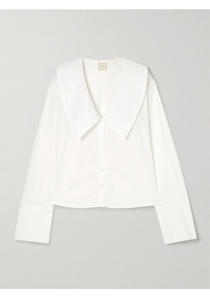 Deiji Studios - Organic Cotton-poplin Shirt - White - x small,small,medium,large,x large