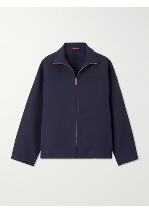 Gucci - Embroidered Wool-blend Jacket - Blue - IT40,IT42