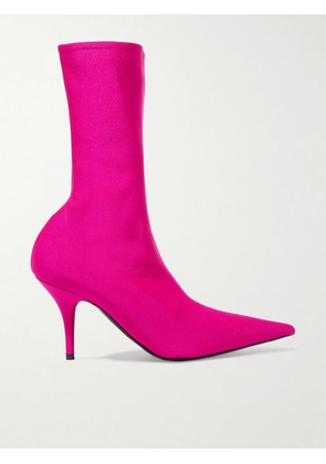 Balenciaga - Knife Spandex Sock Boots - Pink - IT39