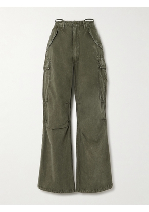 R13 - Cotton-twill Cargo Pants - Green - 24,25,26,27,28,29,30,31