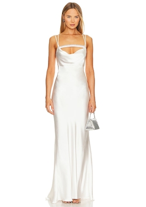Nue Studio Love Maxi Dress in White. Size M, S, XS.