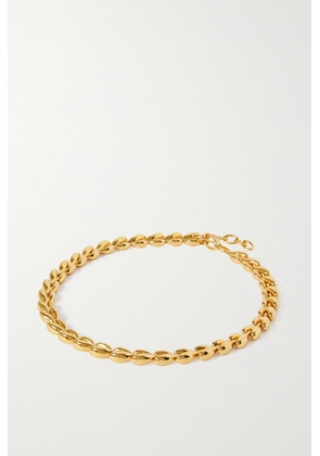 By Pariah - The Fishbone Bold Recycled Gold Vermeil Necklace - One size