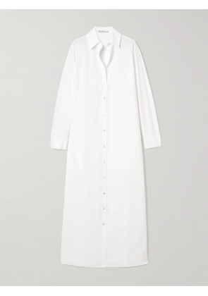 The Row - Izumi Cotton-poplin Shirt Maxi Dress - Off-white - x small,small,medium,large,x large