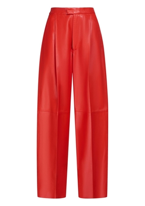 Marni tailored leather trousers