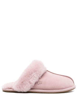 UGG Scuffette II fur-trimmed slippers - Pink