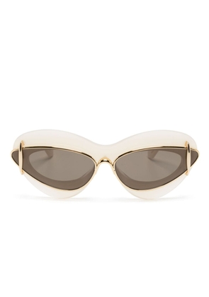 LOEWE EYEWEAR oversize-frame sunglasses - Neutrals